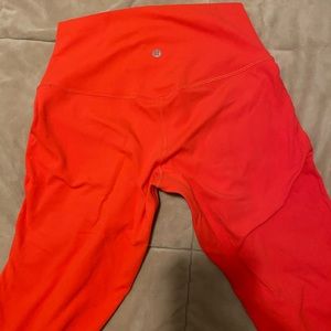Red Align Lululemon